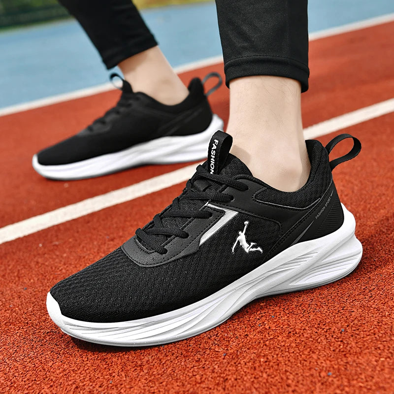 Men Running Shoes Lace Up Casual Outdoor Training Fashion Sneakers Breathable Comfortable Walking