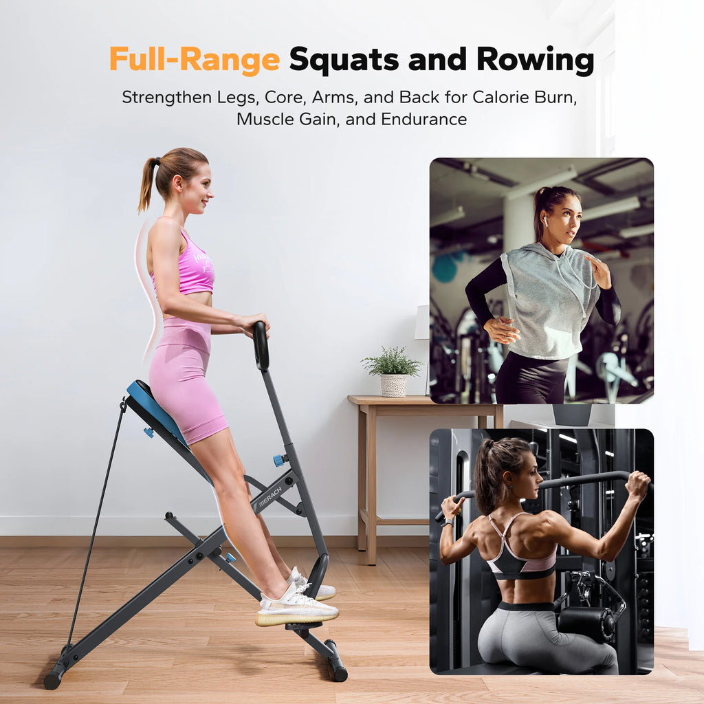MERACH 2in1 Squat Machine Glute Trainer For Home Gym