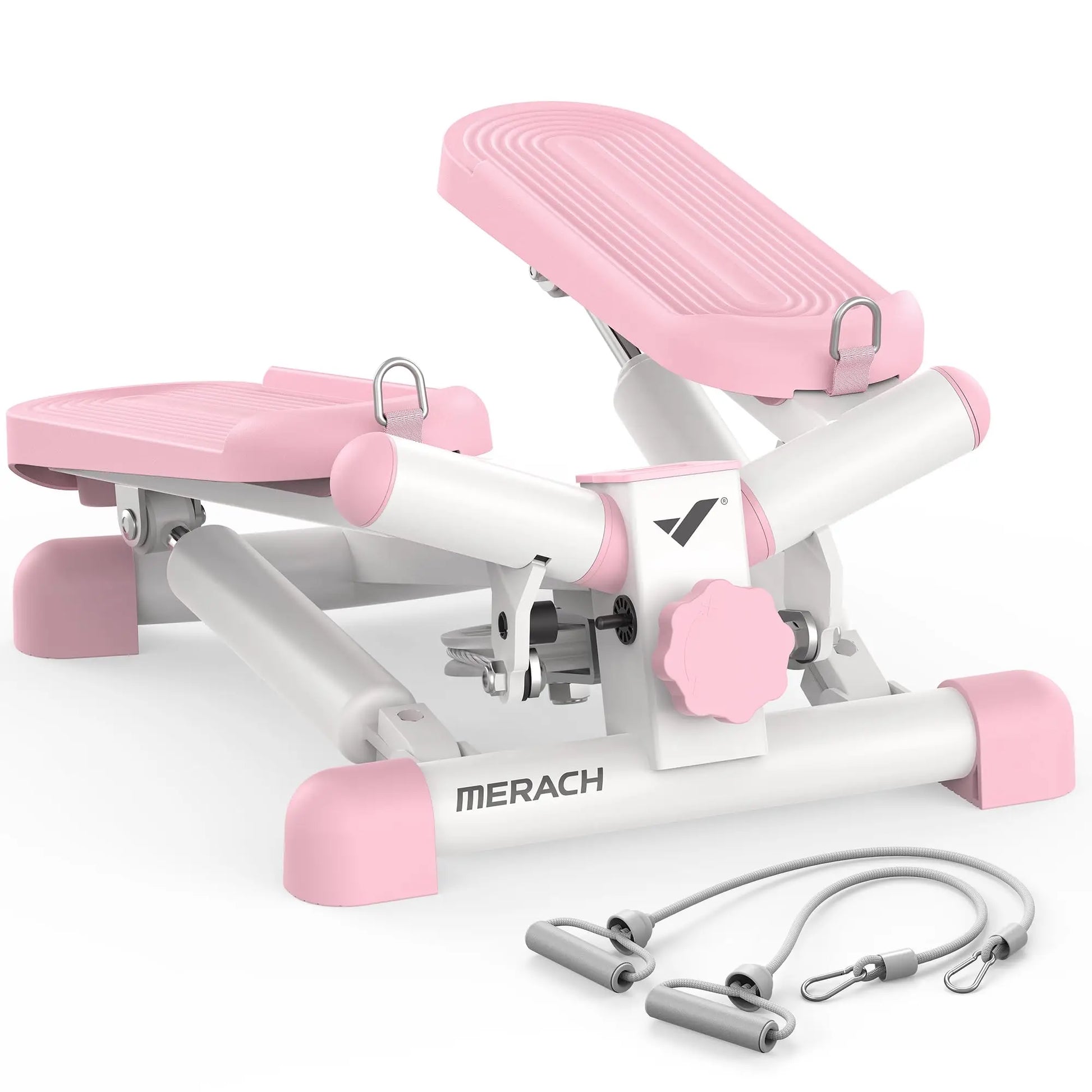 MERACH Mini Stepper With Resistance Band For Home Fitness