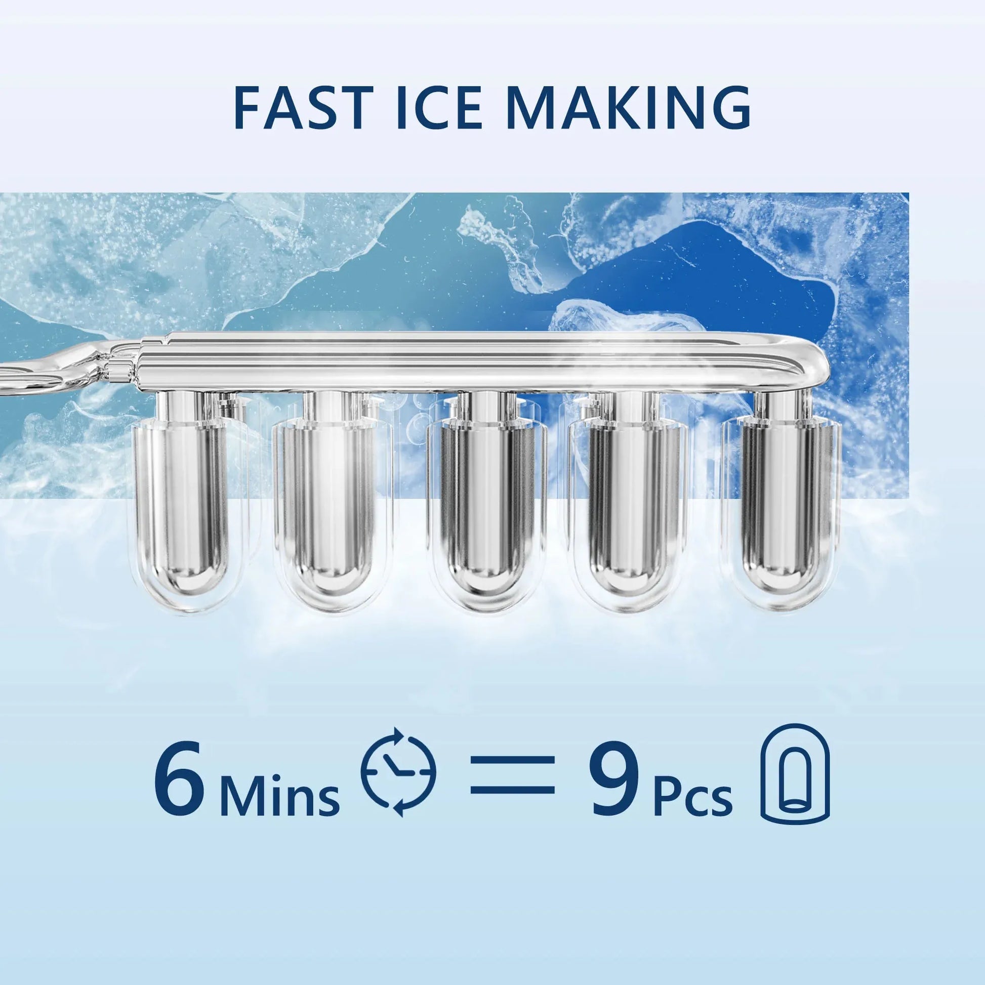 EUHOMY Ice Maker Countertop SIMZLIFE Portable Self Cleaning
