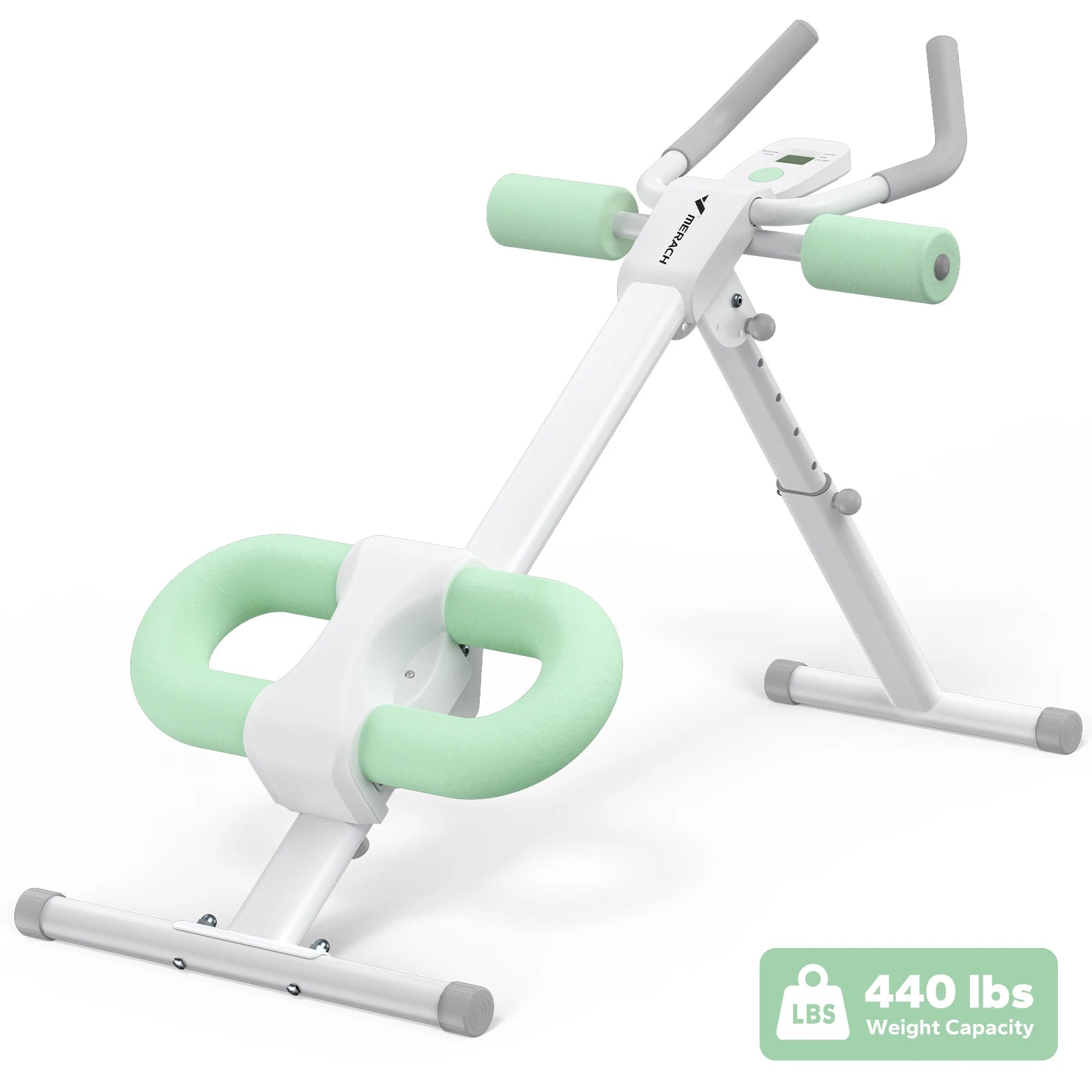 MERACH Ab Machine Adjustable Trainer Foldable for Core and Abs
