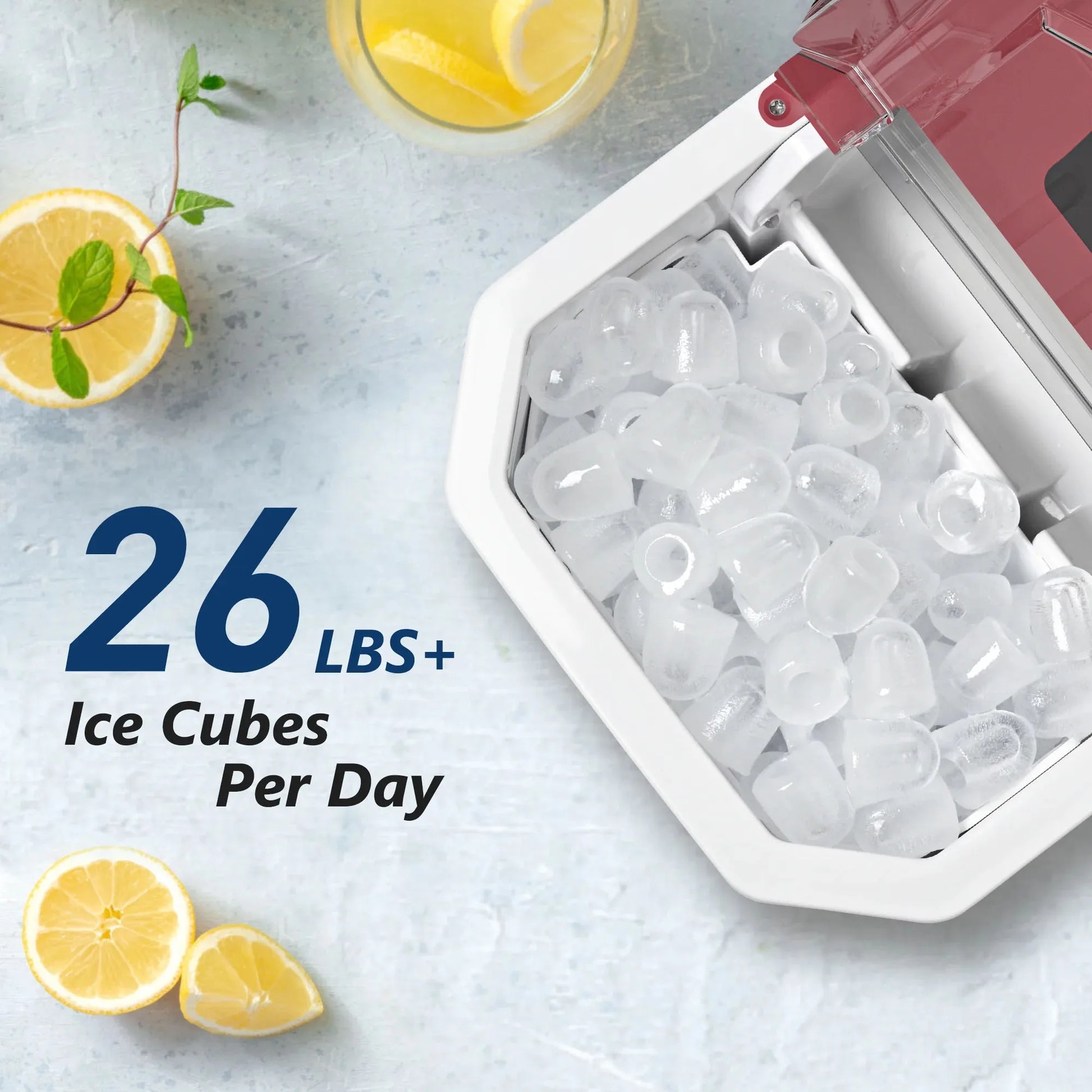 EUHOMY Ice Maker Countertop SIMZLIFE Portable Self Cleaning