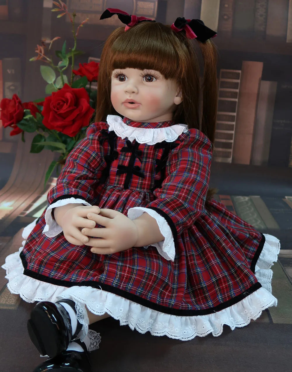 Reborn Silicone Vinyl Baby Doll Lifelike Princess Toddler