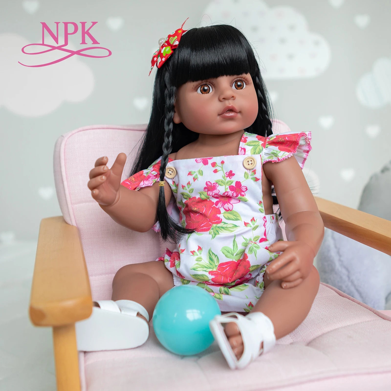 NPK Reborn Toddler Vinyl Doll Girl Soft And Realistic