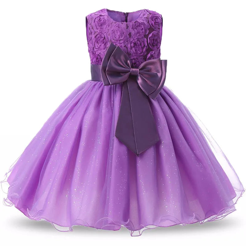 Baby Kids Tutu Birthday Princess Party Dress for Girls Infant Lace Children Elegant Dress Clothing for Girl Baby Girls Clothes