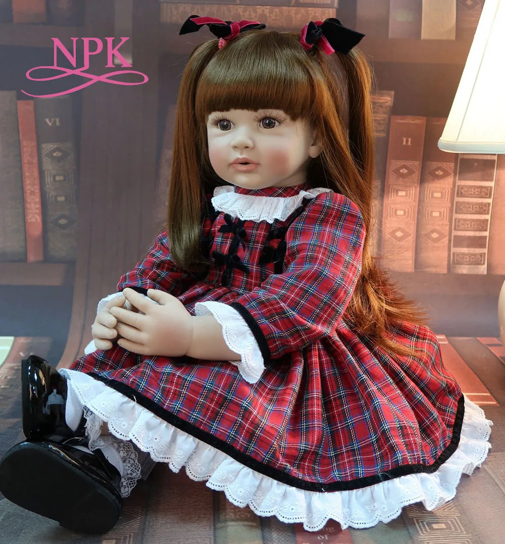 Reborn Silicone Vinyl Baby Doll Lifelike Princess Toddler