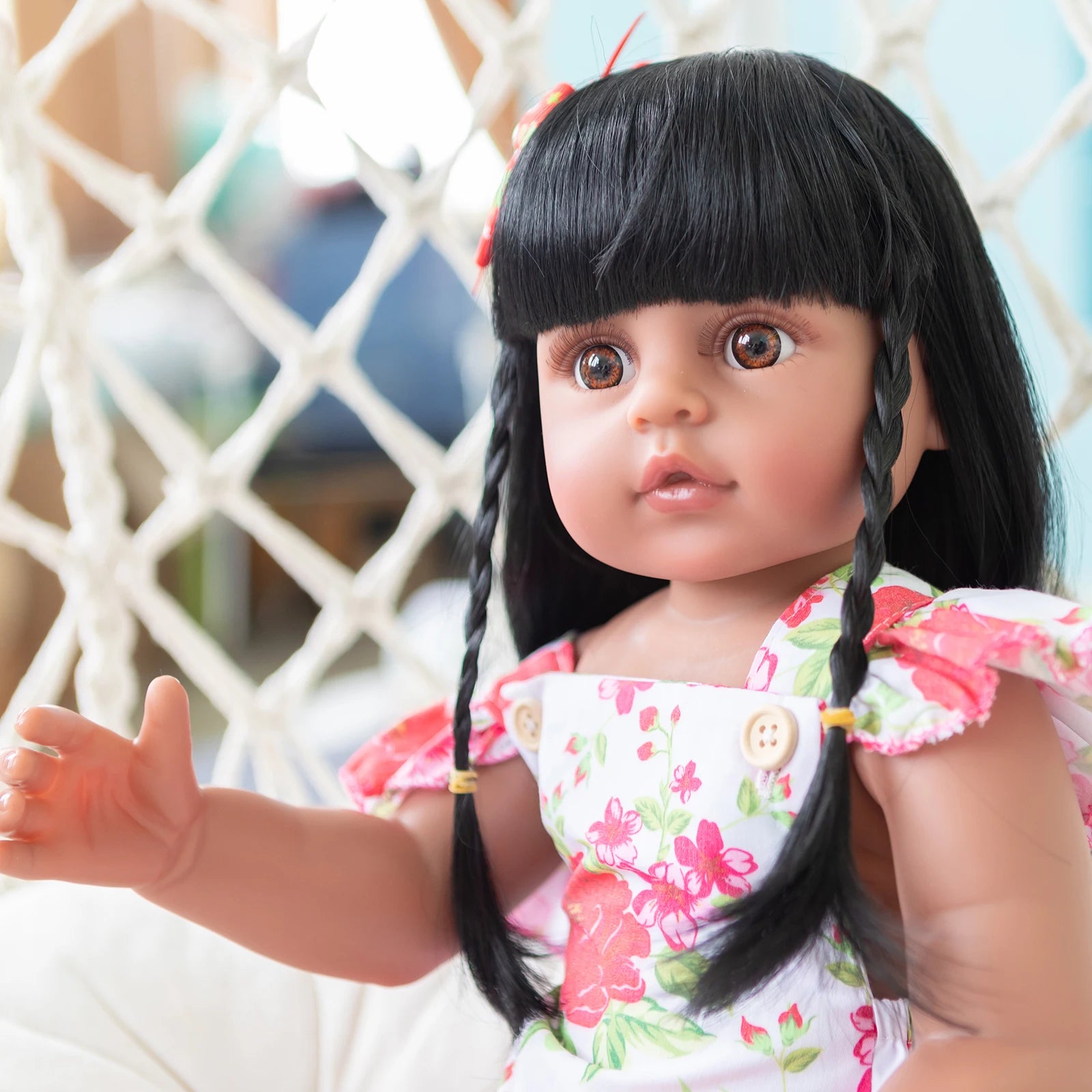 NPK Reborn Doll Toddler Girl Soft Full Body Silicone
