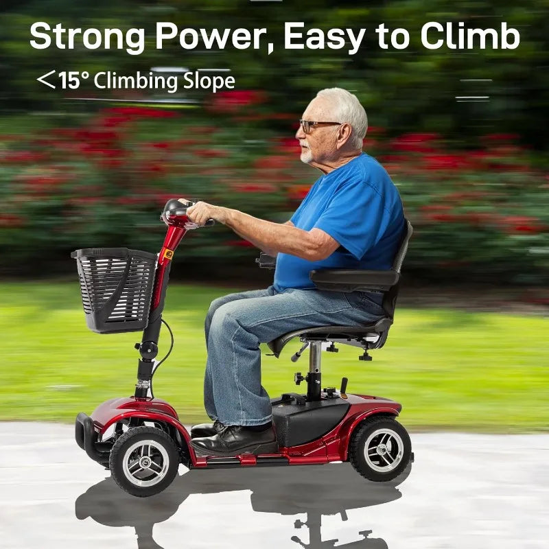 Hignconcerned Heavy Duty Adult Scooter With LED Headlight