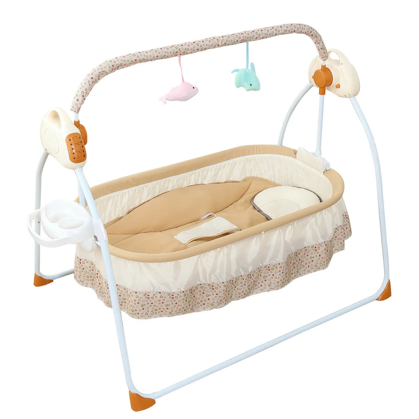 Hign Concerned Portable Bluetooth Baby Swing Cradle