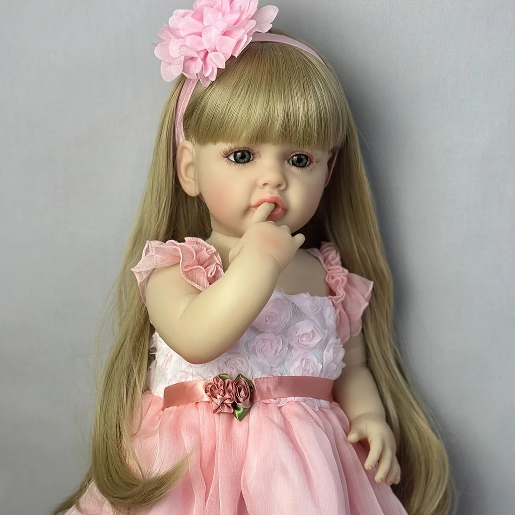 Jiangsu Reborn Doll Full Body Lifelike Vinyl Princess Girl
