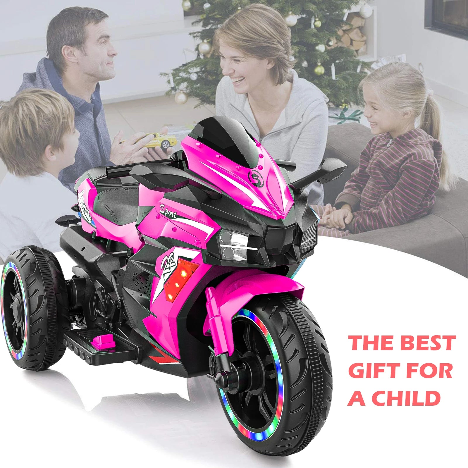 Hign-concerned Electric Ride On Motorcycle For Kids 12V Battery
