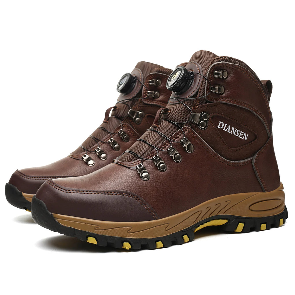 Men's Safety Work Boots Indestructible Steel Toe Anti- Smash Resistant Stab Proof Safety Shoes Breathable Slip-Resistant Durable