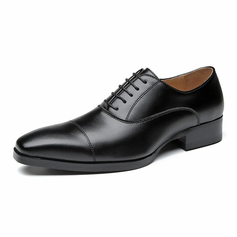 COZOK Genuine Leather Men's Dress Shoes Oxford Derby