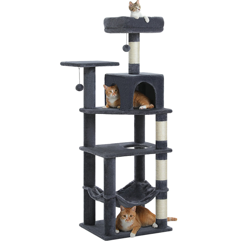 PEQULTICN Multi Level Cat Tree Tower With Private Condo