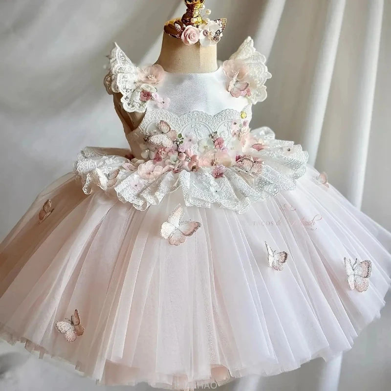 Party Dresses for Girls Wed Dress Princess Pageant Dress Costumes Birthday Children Tutu Gown Kids Fashion Show Outfits Vestido
