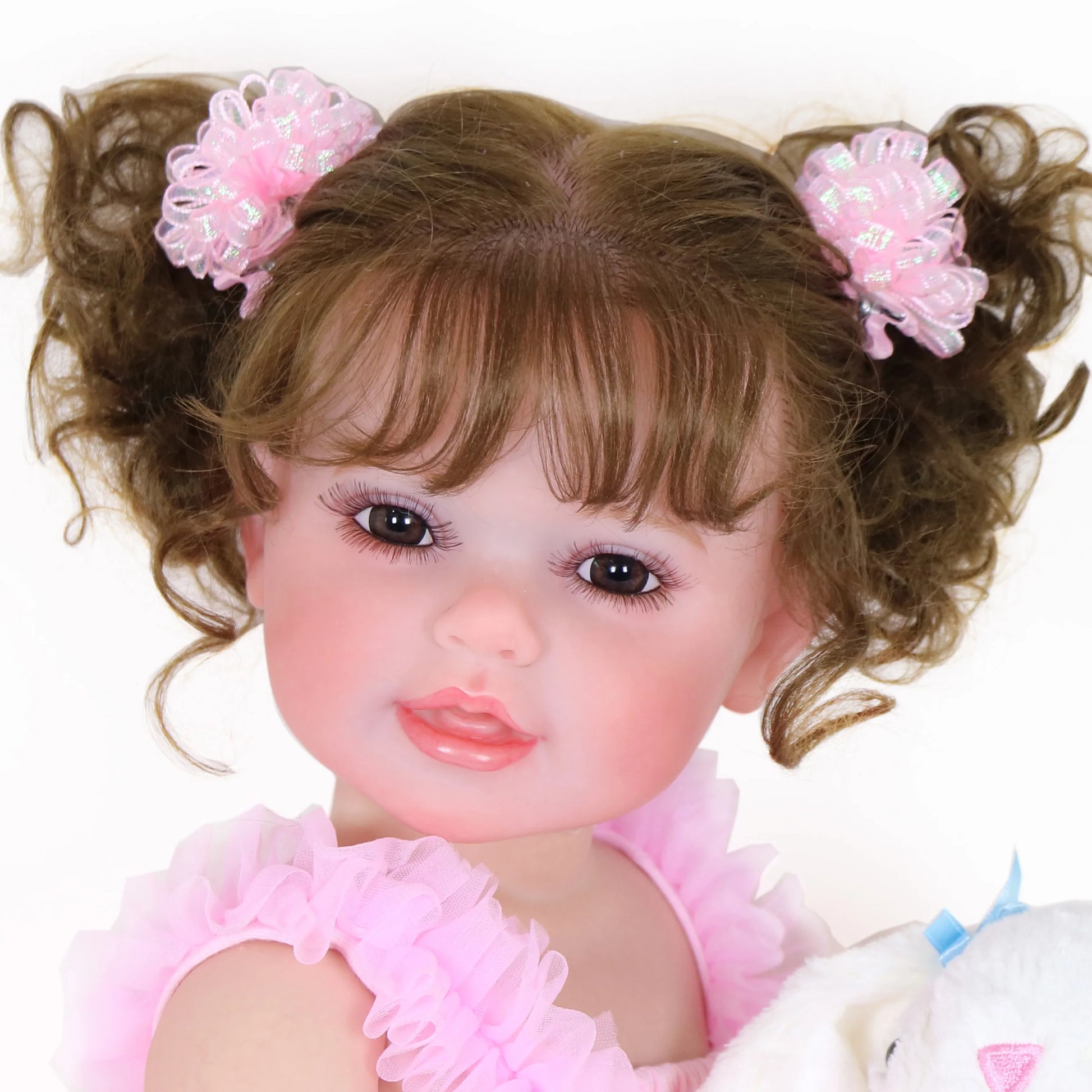Ying Huan Mei Happy Dance Reborn Toddler Doll Plush Bunny