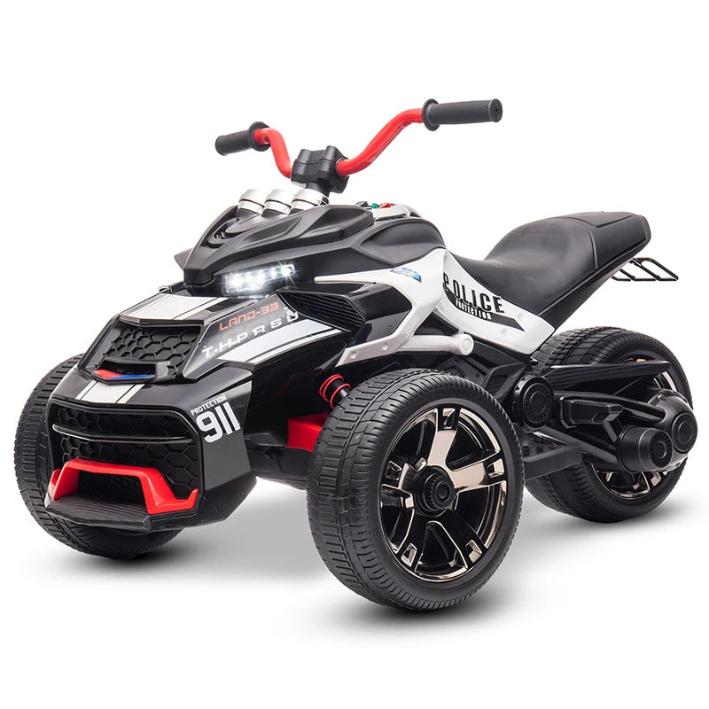 Mukidy 12V Kids ATV Ride On Toy Three Wheel Vehicle