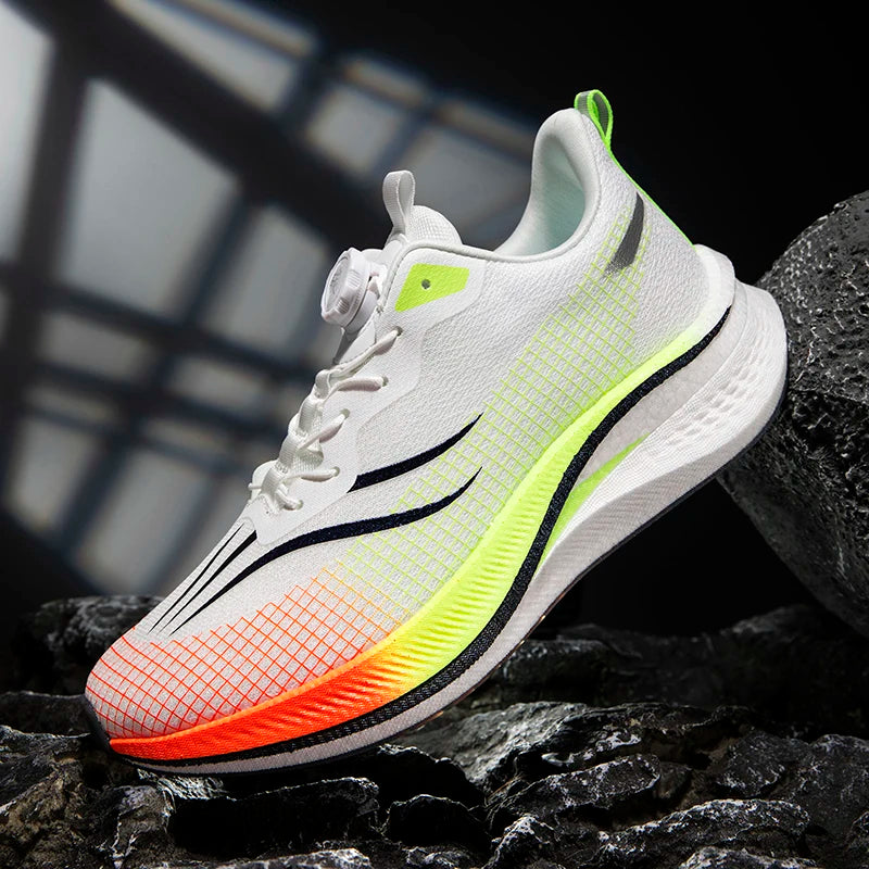 Mens Running Shoes Breathable Mesh Lightweight Summer Marathon Training Sneakers