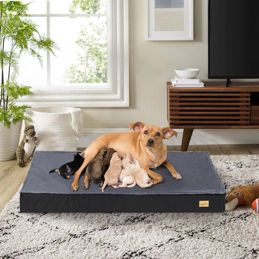 Washable Dog Beds for Large Dogs Comfortable Orthopedic Dog Bed Sponge Foam Pet Bedding