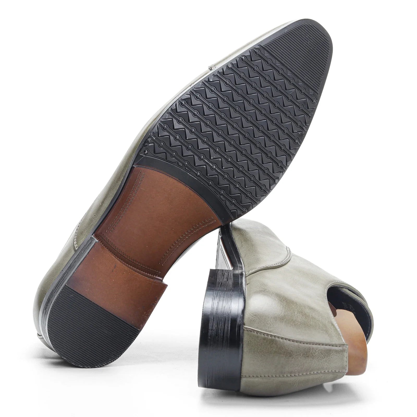 Fashionable Oxford gentlemen's formal men's shoes, comfortable social men's shoes
