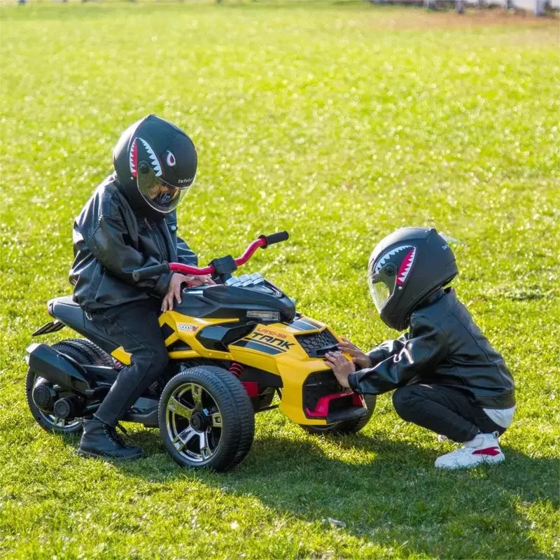 Mukidy 12V Kids ATV Ride On Toy Three Wheel Vehicle