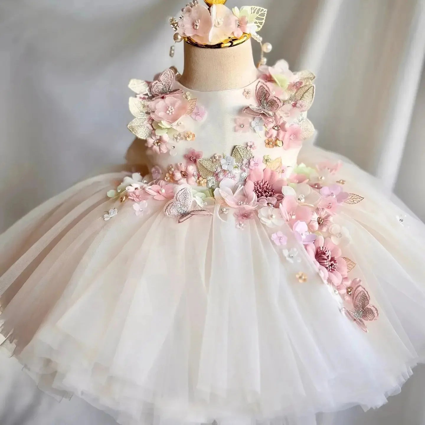 LilBuds Girls Party Dress Princess Pageant Tutu Gown Outfit