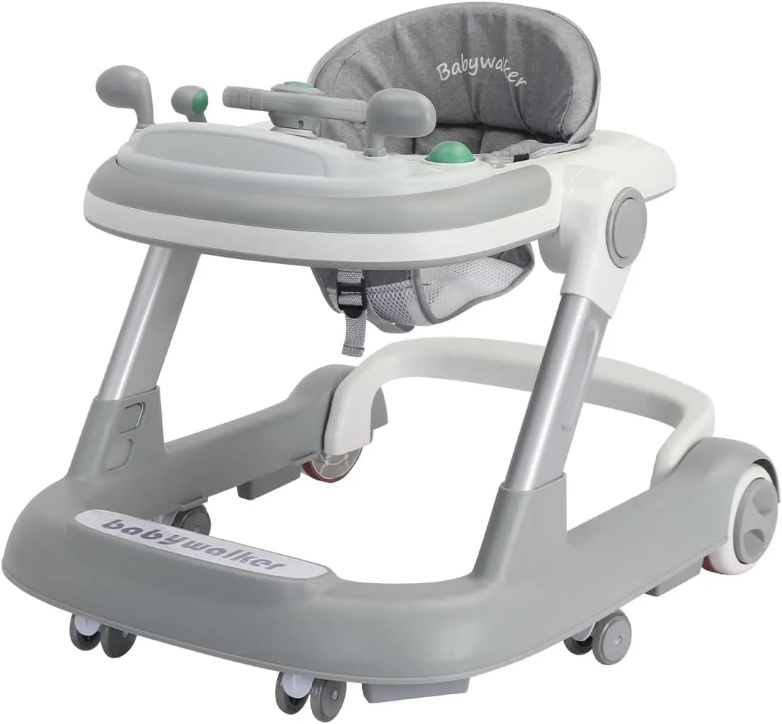Ubravoo 2 In 1 Baby Walker With Removable Feeding Tray And Music Tray