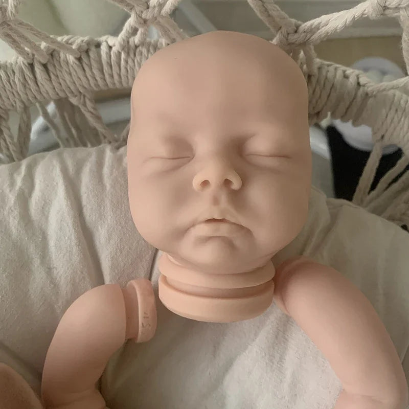 Shanghai Reborn Doll Parts Kit Vinyl Painted Body Head Limbs