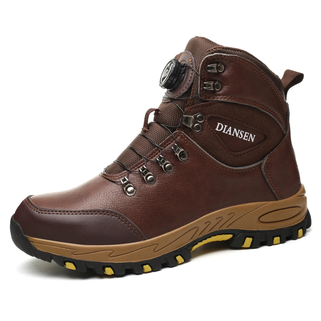 Men's Safety Work Boots Indestructible Steel Toe Anti- Smash Resistant Stab Proof Safety Shoes Breathable Slip-Resistant Durable