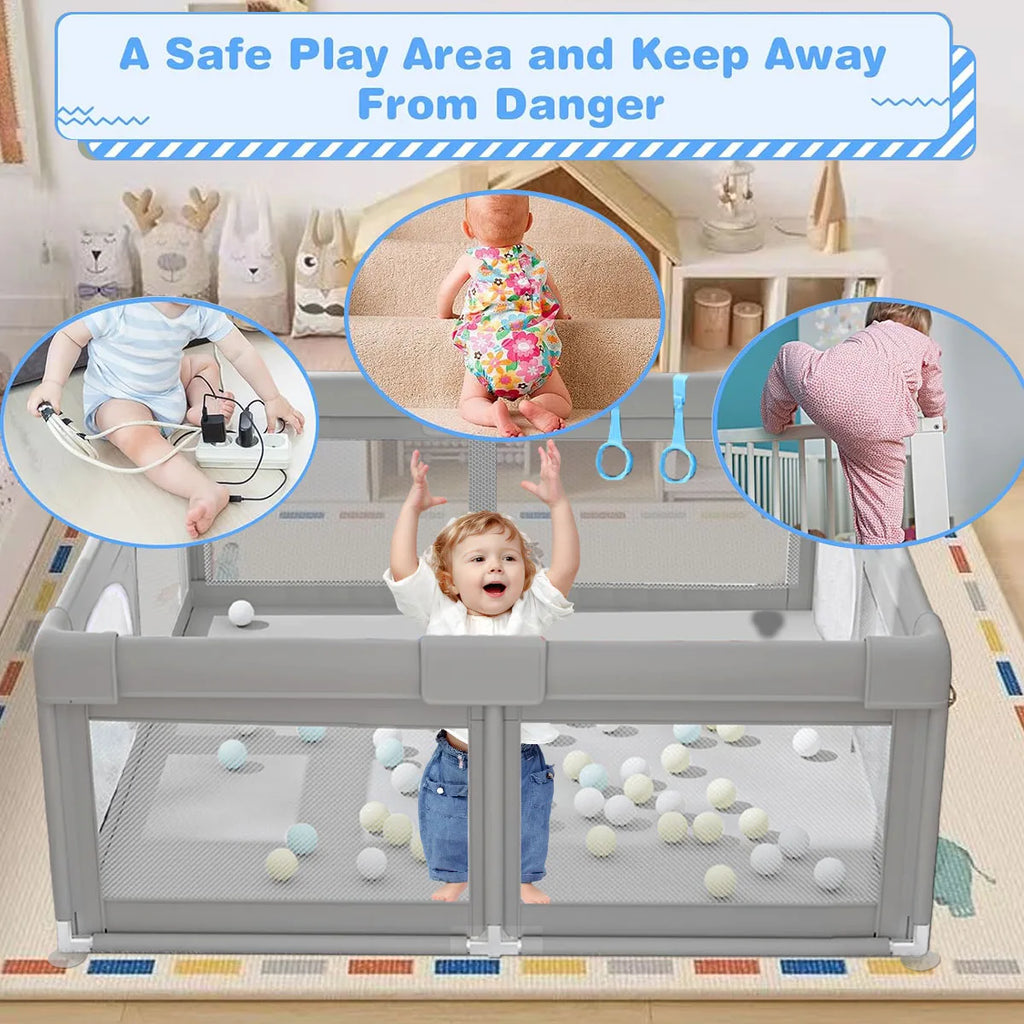 Baby Playpen For Children Play Area Indoor Safety Fence
