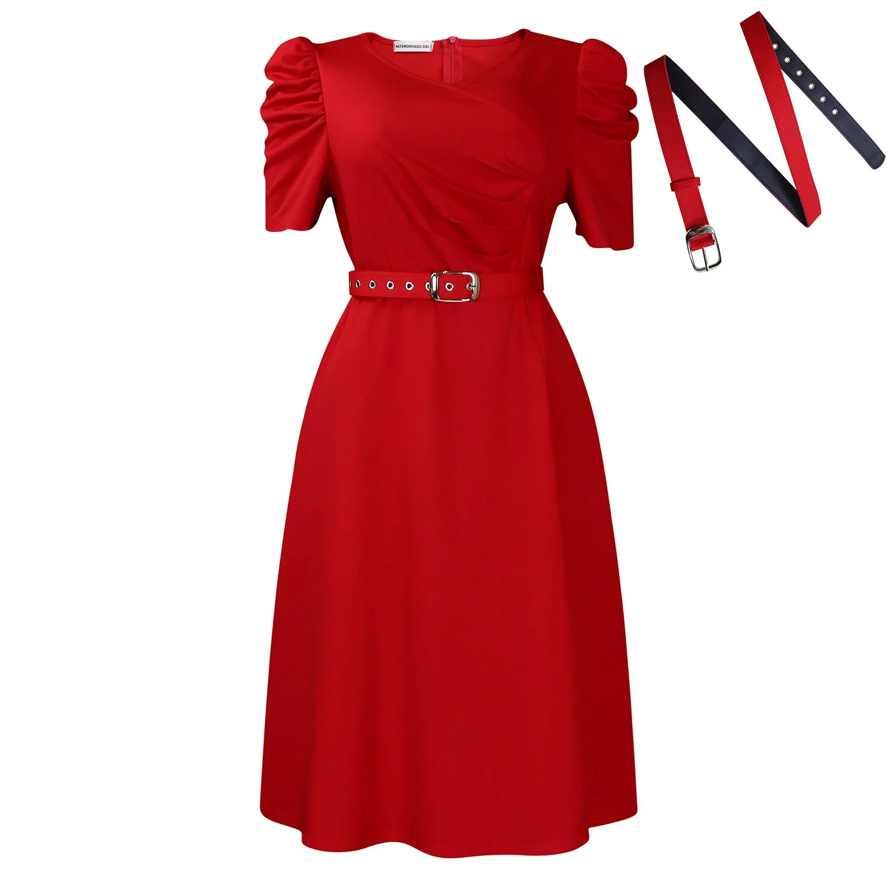 RisbrdflyCN Elegant African Dresses For Women Short Sleeve Vneck Polyester