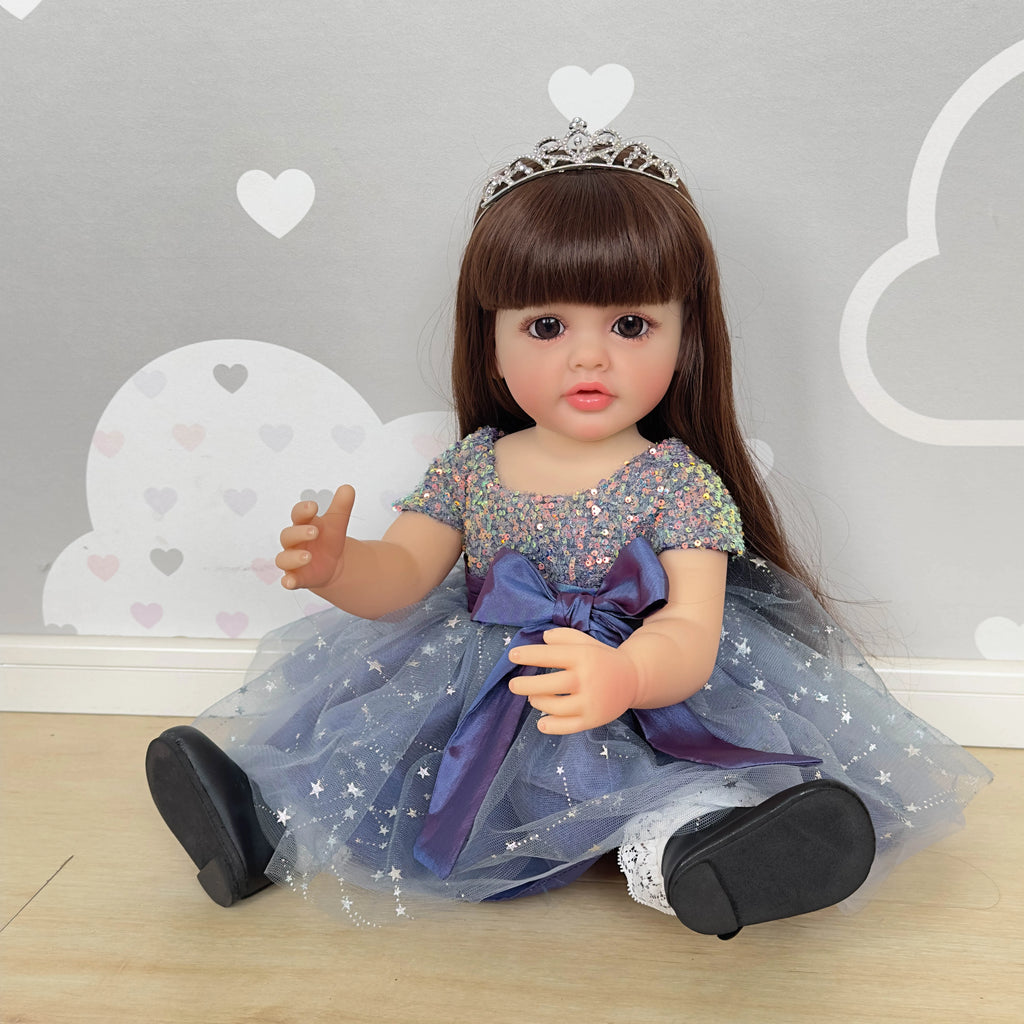 NPK Reborn Princess Betty Full Body Toddler Doll Long Hair