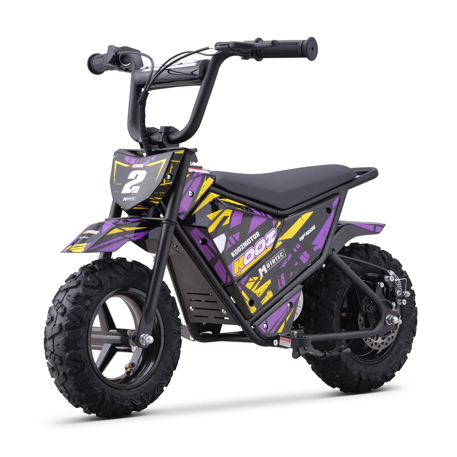 KOOZ HP120E 24V 250W Electric Motorcycle for Kids, Electric Dirt Bike Up to 10 MPH & 7.5 Miles Long-Range.