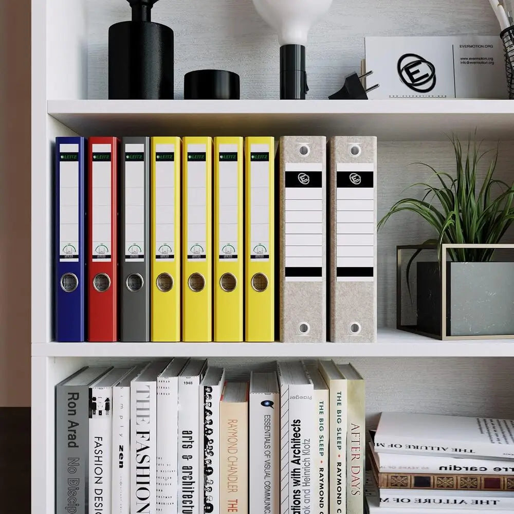 IRONCK Floor Standing Bookshelves Set of 2 Six Tiers Storage