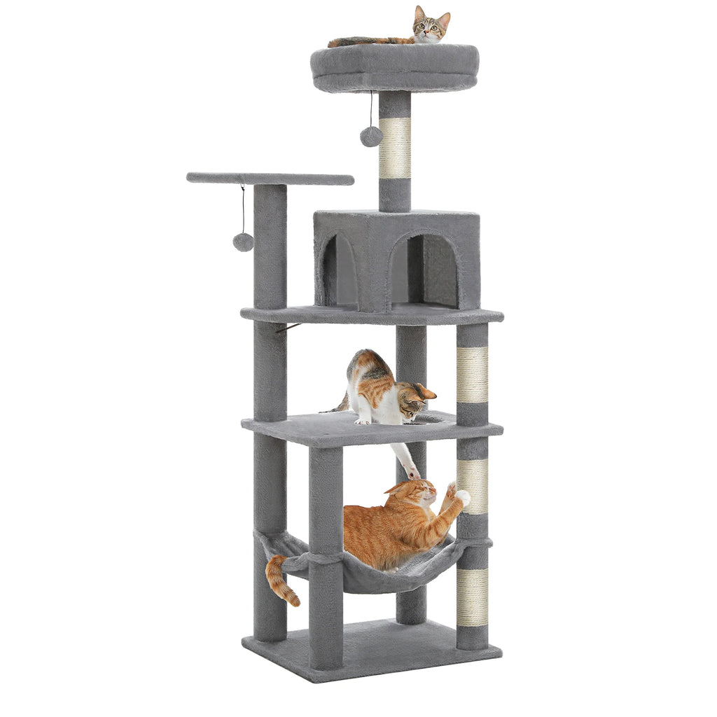PEQULTICN Multi Level Cat Tree Tower With Private Condo