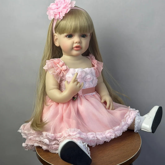 Jiangsu Reborn Doll Full Body Lifelike Vinyl Princess Girl