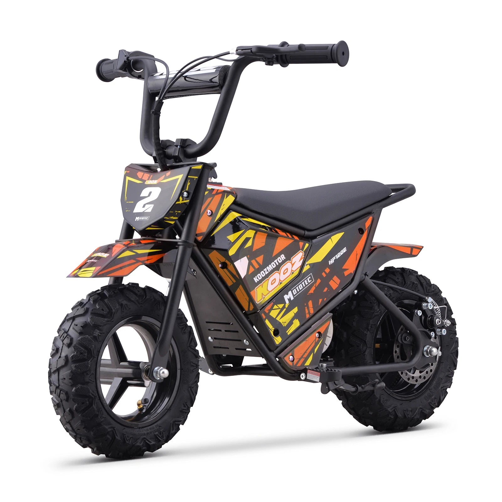 KOOZ HP120E 24V 250W Electric Motorcycle for Kids, Electric Dirt Bike Up to 10 MPH & 7.5 Miles Long-Range.