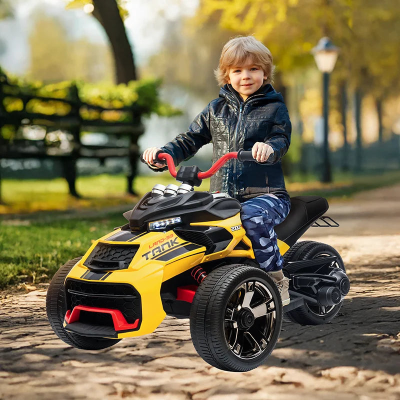 Mukidy 12V Kids ATV Ride On Three Wheels Electric Vehicle