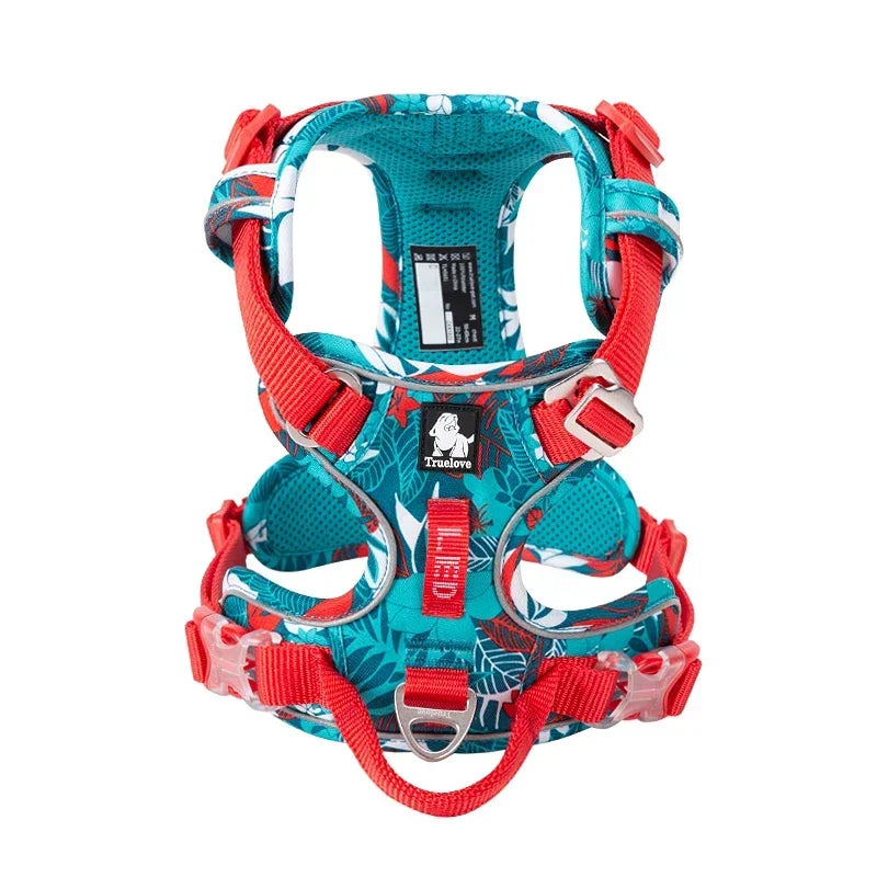 TRUELOVEB Explosion Proof Dog Harness Reflective Adjustable