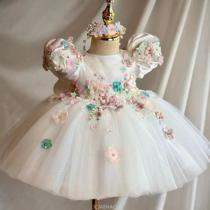 Party Dresses for Girls Wed Dress Princess Pageant Dress Costumes Birthday Children Tutu Gown Kids Fashion Show Outfits Vestido