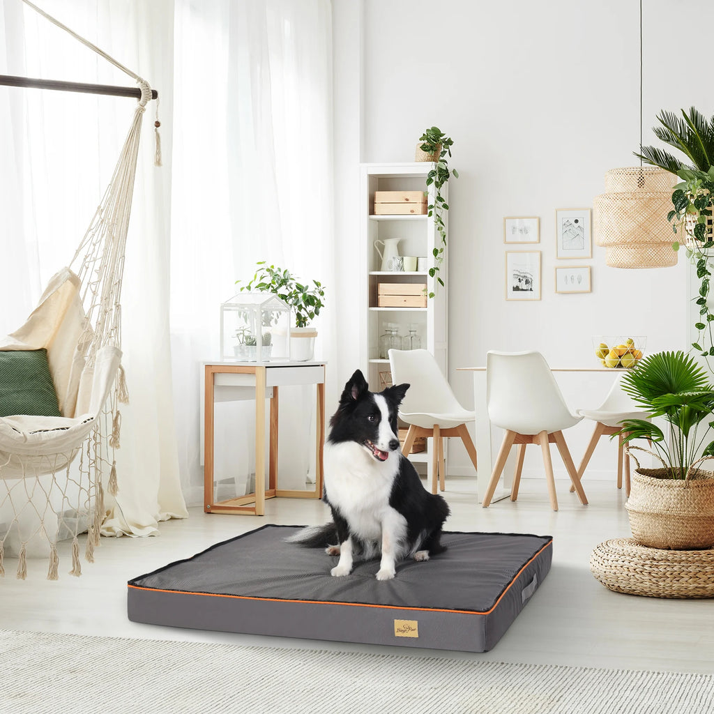 Large Padded Orthopedic Dog Bed Foam Cushion Pet Pillow Bed with Washable Cover