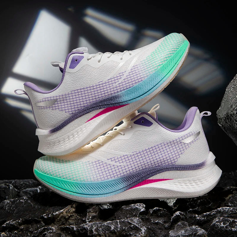 Mens Running Shoes Breathable Mesh Lightweight Summer Marathon Training Sneakers