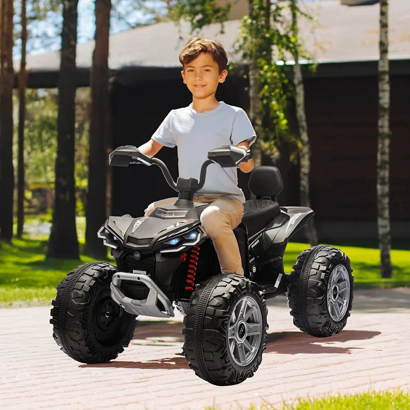 Mukidy 24V Kids Electric Four Wheeler Ride On Toy Car