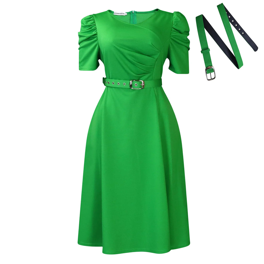 Risbrdfly Elegant African Dress for Women V Neck Polyester