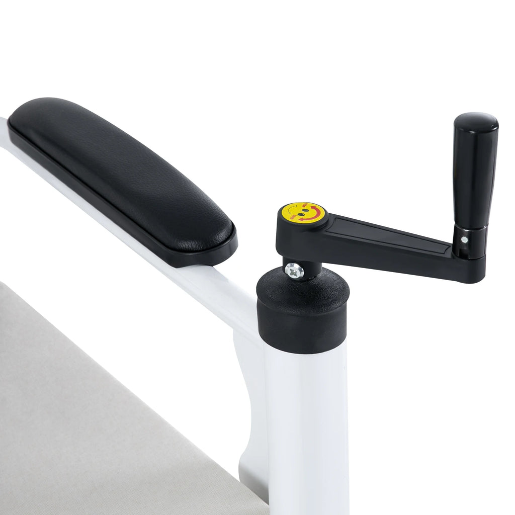 Lift Transfer Chair Heavy Duty 264 Pounds with 4 Silent Wheels and Brakes Shower Commode Wheelchair for Elderly and Disabled