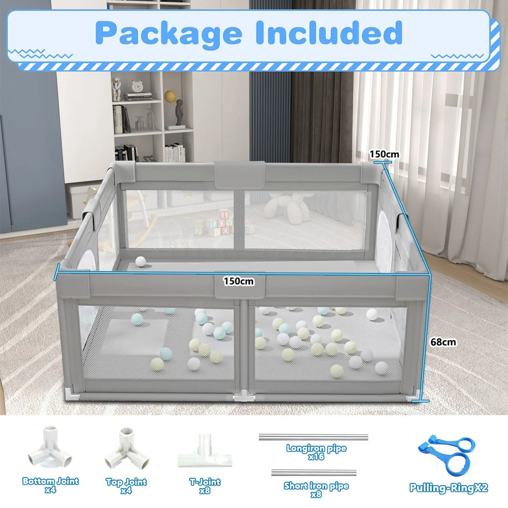 Baby Playpen For Children Play Area Indoor Safety Fence