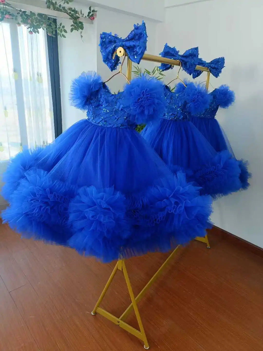 KLFLGDCN Flower Girl Dress For Weddings And Parties
