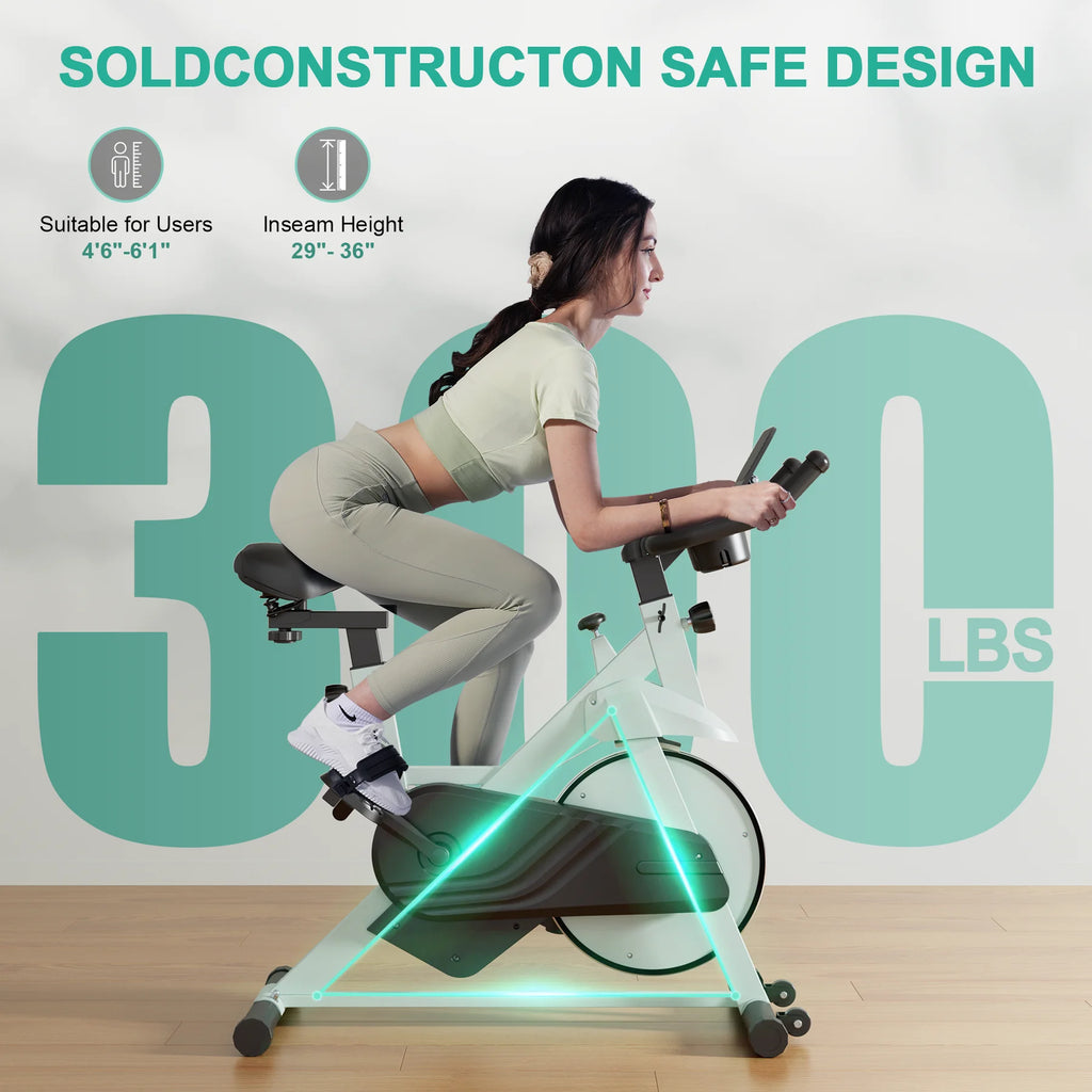 Superun Magnetic Resistance Exercise Bike For Home Gym Quiet Operation
