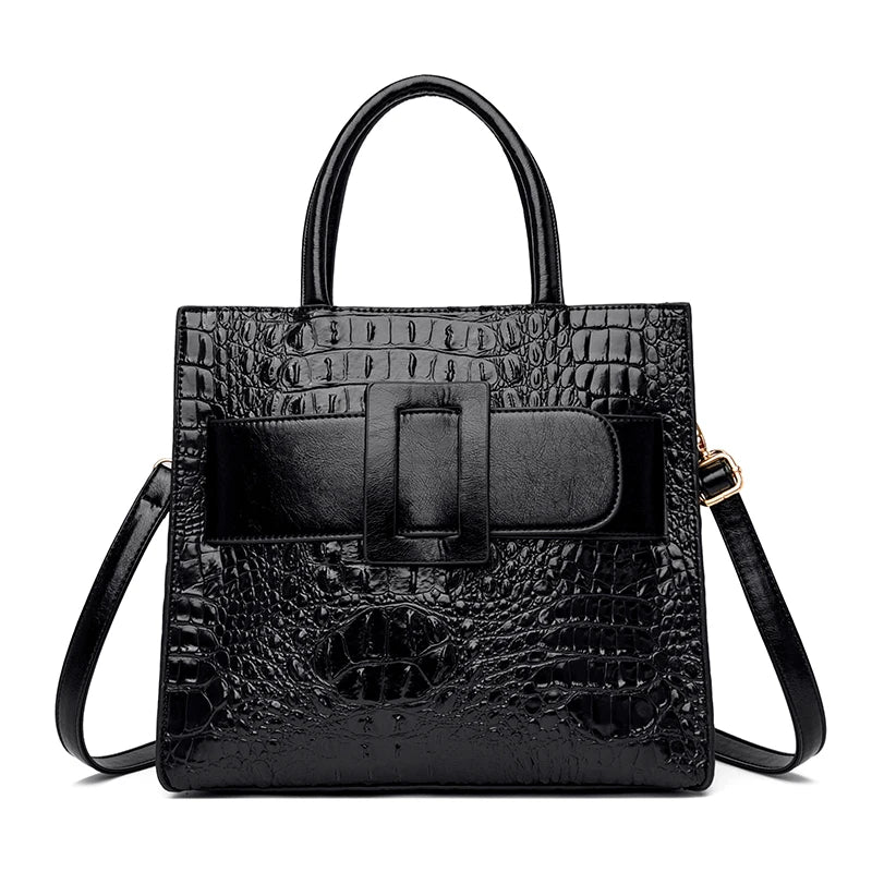 SZHIYCN Crocodile Pattern Leather Crossbody Shoulder Bag For Women Luxury