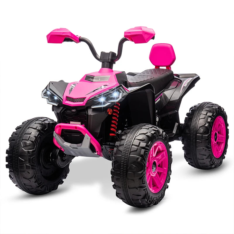 Mukidy 24V Kids Electric 4 Wheeler Ride On Toy Vehicle